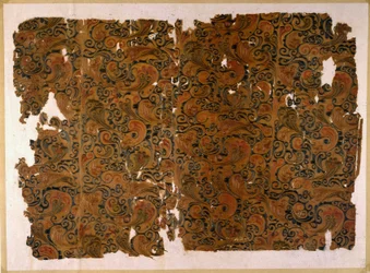 "Chang Shou(longevity) Brodery" på tunn siden