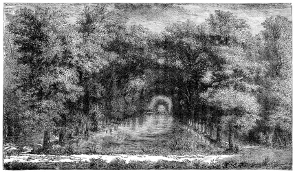 Chantilly Park, Paris, Frankrike, 1885