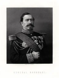 Charles Denis Sauter Bourbaki, fransk general, 1800-talet