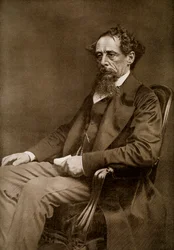 Charles Dickens, engelsk författare från 1800-talet, 1910