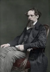 Charles Dickens, engelsk författare från 1800-talet, 1910