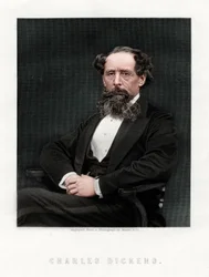 Charles Dickens, engelsk författare och journalist, 1876.