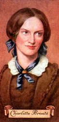 Charlotte Bronte, hämtat från en serie cigarettkort, 1935