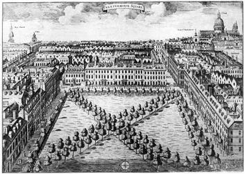 Charterhouse Square, London, 1700-talet 1907