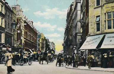 Billig sida. St. Pauls End. London, 1906.