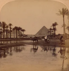 Cheops från Nilens bördiga dal, Egypten, 1896