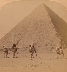 Cheops, den största av pyramiderna, Egypten, 1896
