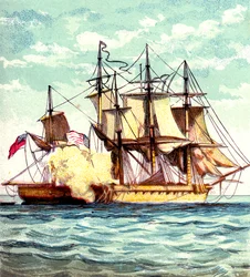 Chesapeake och Shannon, 1812 c1850-talet