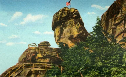 Chimney Rock and Rock Pile, Western North Carolina, 1942.