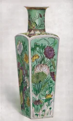 Kinesisk klubbformad vas. KAng Hsi-perioden, 1661-1722, 1928