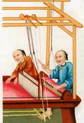 Kinesisk sidenvävning, 1900-talet