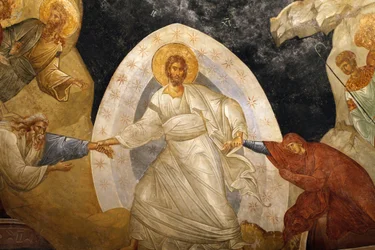 Chora kyrkomuseum: Fresk från återuppståndelsen Istanbul Turquie