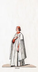 Chorister, kostymdesign för Shakespeares pjäs, Henry VIII, 1800-talet