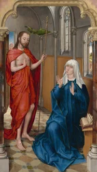 Kristus som visar sig för jungfrun, ca. 1475.