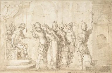 Kristus framförd inför Pontius Pilatus, 1600-talet.