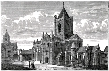 Christ Church Cathedral, Dublin, c1800-talet