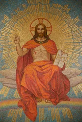 Kristus i majestät - Church of St - Alphonsus Liguori, Roma, Italien