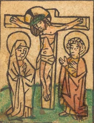 Kristus på korset, ca. 1450.