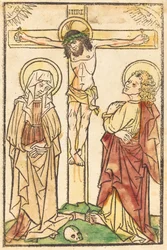 Kristus på korset, ca. 1460.