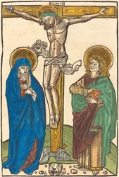 Kristus på korset, ca. 1500.