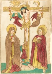 Kristus på korset med änglar, 14601465.