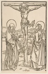 Kristus på korset med Jungfrun och Sankt Johannes.n.d.