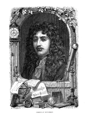 Christiaan Huygens 1629-1695, holländsk fysiker, matematiker och astronom, c1870