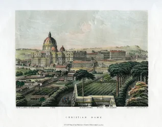 Christian Rome, Italien, c1865