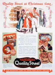 Julannons för Mackintoshs Quality Street, 1937