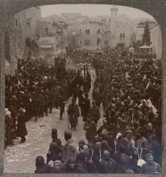Jultåg i Betlehem, ca 1900