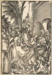Christs Entry into Jerusalem, från The Small Passion copy.n.d.