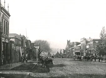 Church Street, Maritzburg, Sydafrika, 1895.