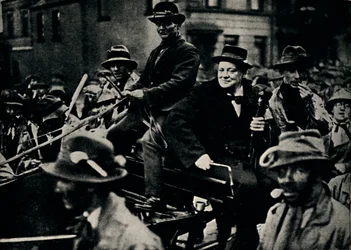 Churchill i Belfast igen, 1926, 1945.