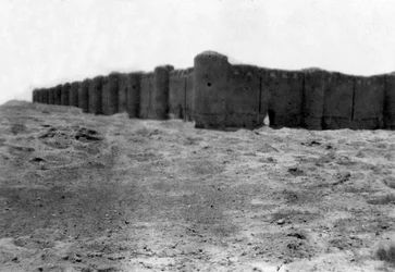 Stadsmurar, Samarra, Mesopotamien, 1918