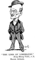 Clement Atlee 1883-1967 brittisk Labour-statsman, 1932