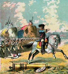 Clives segrar i Indien, c1850-talet
