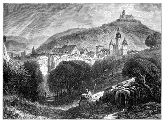 Coburg, Bayern, Tyskland, 1900