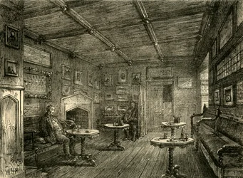 Kafferum vid St. Johns Gate, c1872.