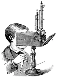 Kolorimeter, efter design av Labilliardiere med modifikationer av Salleron, 1871