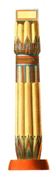 Kolumn från Luxor, Egypten, 1928.