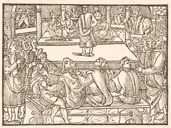 Komedier av Terence av Jean de Roigny, 1552.
