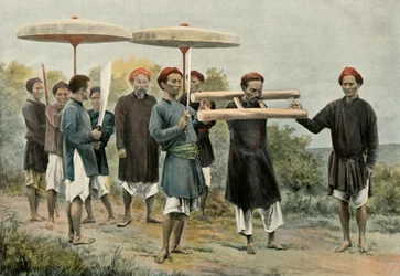 Condamne Condamne Marchant Au Supplice, The Condemned Walking in Punishment, 1900.