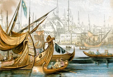 Konstantinopel, Turkiet, 1800-talet