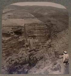 Elias kloster. Beduiner skjuter, c1900