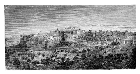 Födelseklostret, Betlehem, c1888