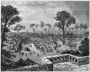 Coomassie, Ashantikriget, Afrika, 1900