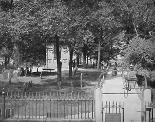 Copps Hill Cemetery, Boston, c1897.