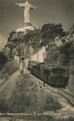 Corcovado Rack Railway, Rio de Janeiro, Brasilien.
