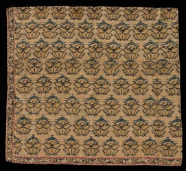 Hörnfragment av en sjal, sent 1700-tal.