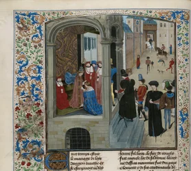 Kröningen av Karl VI av Frankrike, cirka 1470-1475.